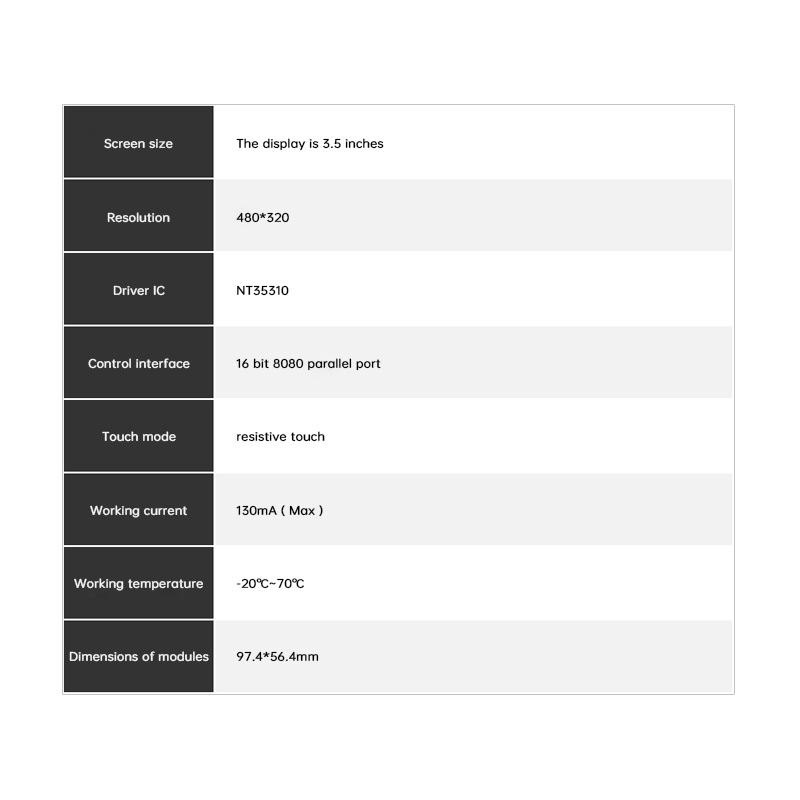 Alientek_2012's tweet image. 📱️ ALIENTEK 3.5" TFT Touch Display
480×320, resistive touch + 16-bit parallel interface — stable UI for embedded systems.
#Alientek #TFTLCD #TouchDisplay #EmbeddedUI #HMI
