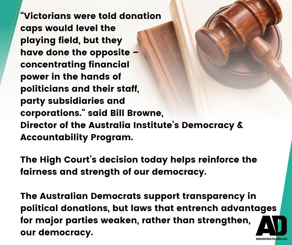 Australian Democrats tweet media