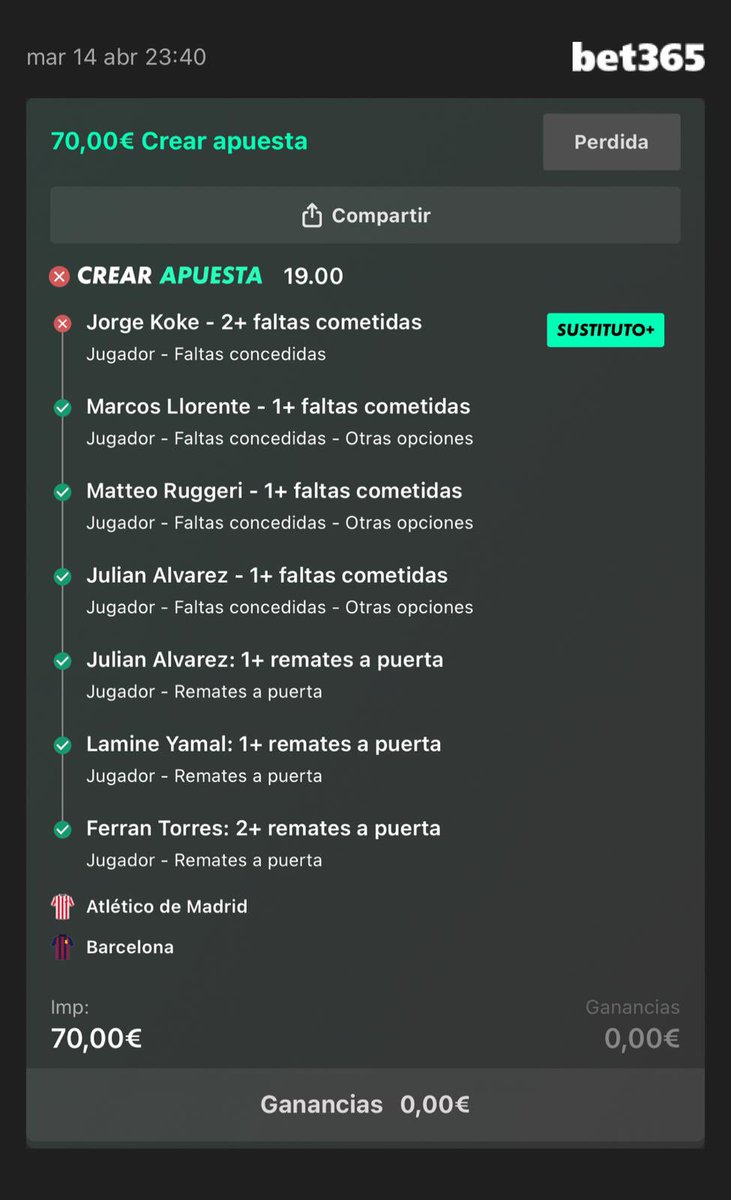 cayopitu's tweet photo. @serresiebet @OptaJose A mi me han robado, por un lado 1330 y por otro, en la otra apuesta la posibilidad de pillar 14850 a falta del partido de hoy del Madrid.

Reclamo y los muy cabrones ofrecen 400€ en créditos por la de 1330 (que debería ser verde).

Cómo se puede debunciar a estos estafadores? https://t.co/ZXGSa9cevP