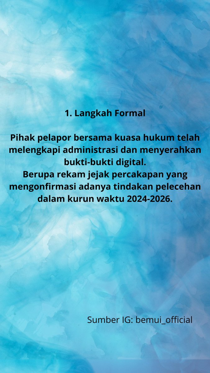 ElisonParsa's tweet image. Berikut Hasil Rapat Koordinasi Lanjutan Adkesma BEM UI dengan Satgas PPK UI terkait kasus yang terjadi di FH Universitas Indonesia

Adapun Hasil Poin-poin Pembahasan adalah sebagai berikut:
#BEM #UI #FakultasHukum #Satgas #viralvidio