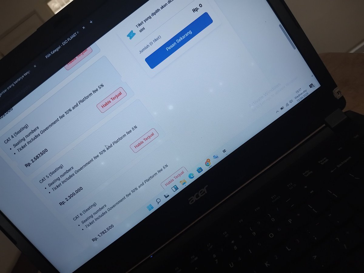 itsmii30's tweet photo. Tanda bukti ikut war perjuangan buat bisa nonton konser EXO yang aku ikutin dari SMP sampe sekarang udah kerja, tapi ternyata belum rezekinya🥲 soon bisa ngerasain nonton langsung konser mereka🫶 https://t.co/ghAXvkosZZ