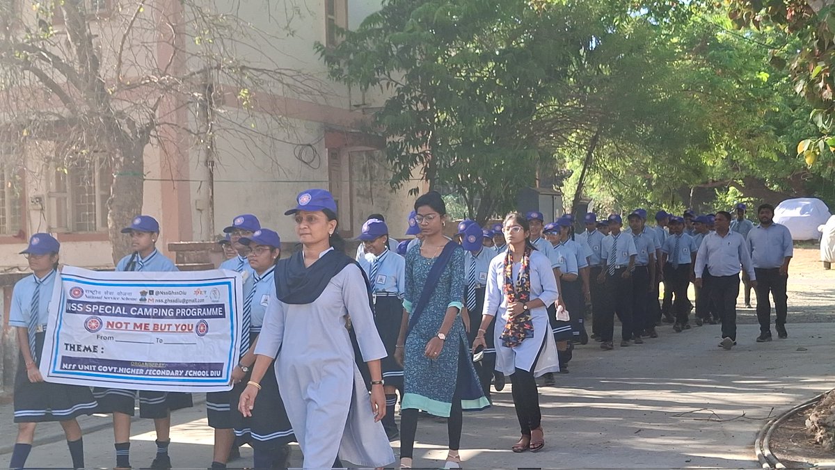 NSS Unit GHSS-Diu tweet media