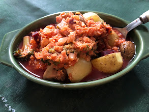 ReiU30's tweet photo. I made #borscht.
#ボルシチ を作りました。
Я приготовил борщ.
הכנתי בורשט.
I have diabetes, so I added fenugreek on the recommendation of my acquaintance in Israel. https://t.co/vWP8n50wIH
