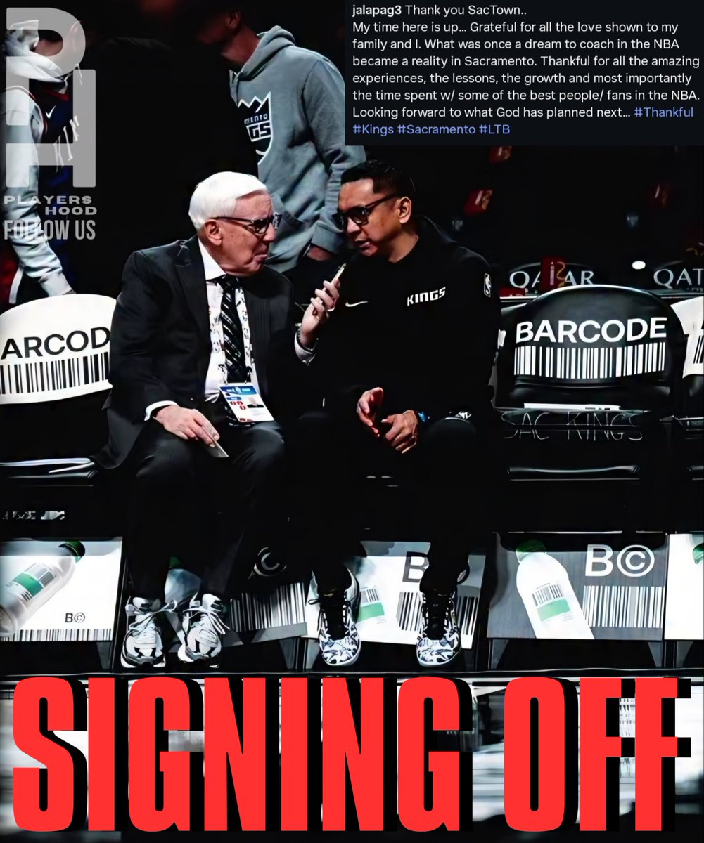 Coach Jimmy signed off with Sacramento Kings.

#NBA #SacramentoKings #Basketball #JimmyAlapag #Gilas 
 Samahang Basketbol ng Pilipinas - SBP diba nag hahanap kayo ng coach ang Gilas womens?