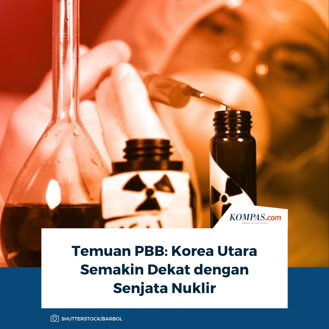 kompascom's tweet image. Kepala Badan Energi Atom Internasional (IAEA), Rafael Grossi mengungkapkan kekhawatirannya terkait kemajuan pesat kemampuan Korea Utara dalam memproduksi senjata nuklir.

Baca di sini: internasional.kompas.com/read/2026/04/1…

~AA #PBB #Nuklir #Korut