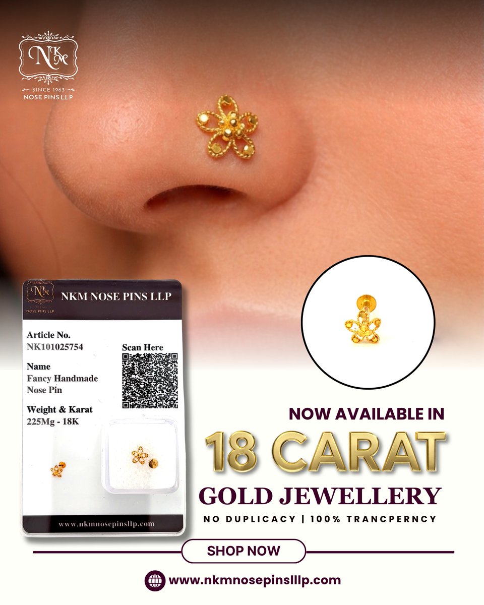 nkmnosepinsllp's tweet image. new 18k gold collections by NKM Nosepins LLP
shop now and get 5% off 
contact us: 9334466383

#lightweight #offer #gold #nkmnosepins #18k #trend #viral #fashion #Dhurandhar2‌TheRevenge