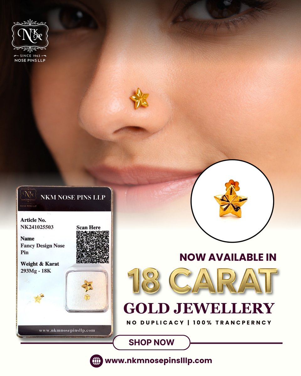 nkmnosepinsllp's tweet image. new 18k gold collections by NKM Nosepins LLP
shop now and get 5% off 
contact us: 9334466383

#lightweight #offer #gold #nkmnosepins #18k #trend #viral #fashion #Dhurandhar2‌TheRevenge