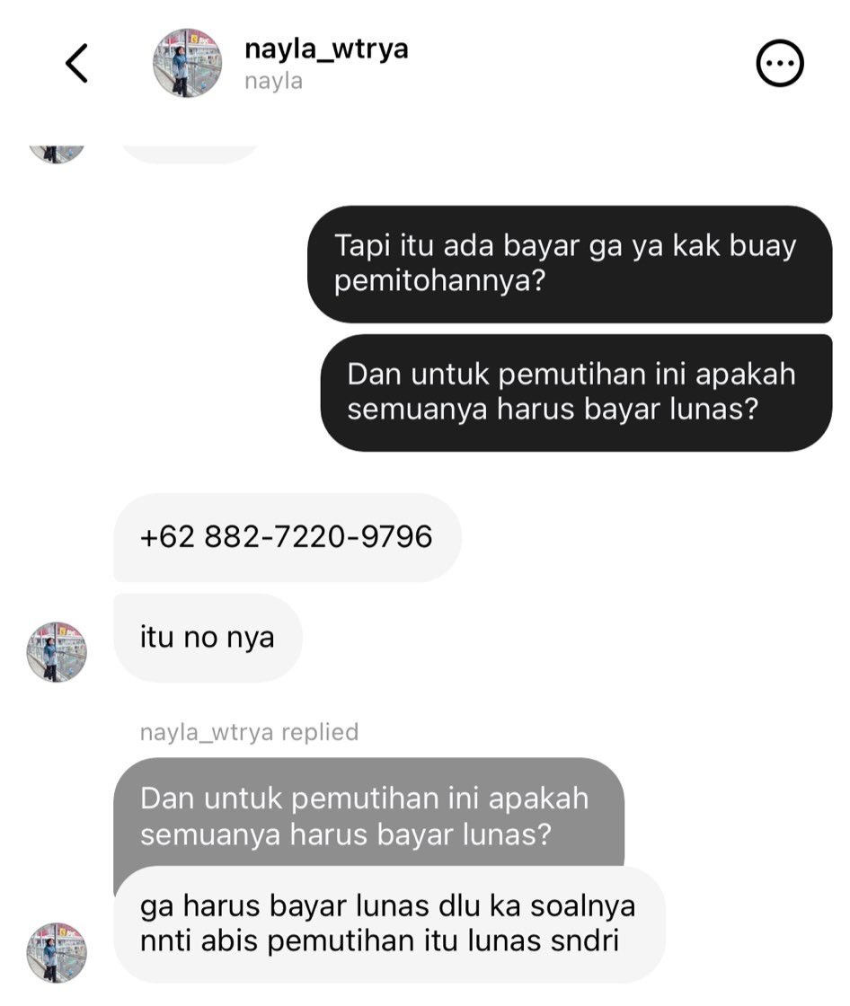 bismillahyuk_'s tweet image. Jasa Pemutihan SLIK Pinjol,
Jasa Pembetulan SLIK OJK,
Jasa Laknat lainnya lah,
Dsb.

JANGAN PERNAH percaya ya soal ini temen2 debtfree. Mereka semua PENIPU. Ditambah lg mereka akan meminta KTP kalian yg bs aja disalahgunakan identitas mu

Tandain nih orangnya di Threads, dan