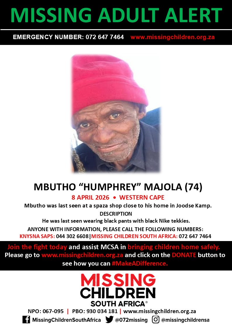 Missing Children SA tweet media
