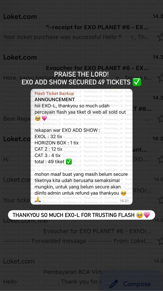 JASTIP WAR TIKET EXO, BTS, LANY, LYKN, PHUWIN tweet media