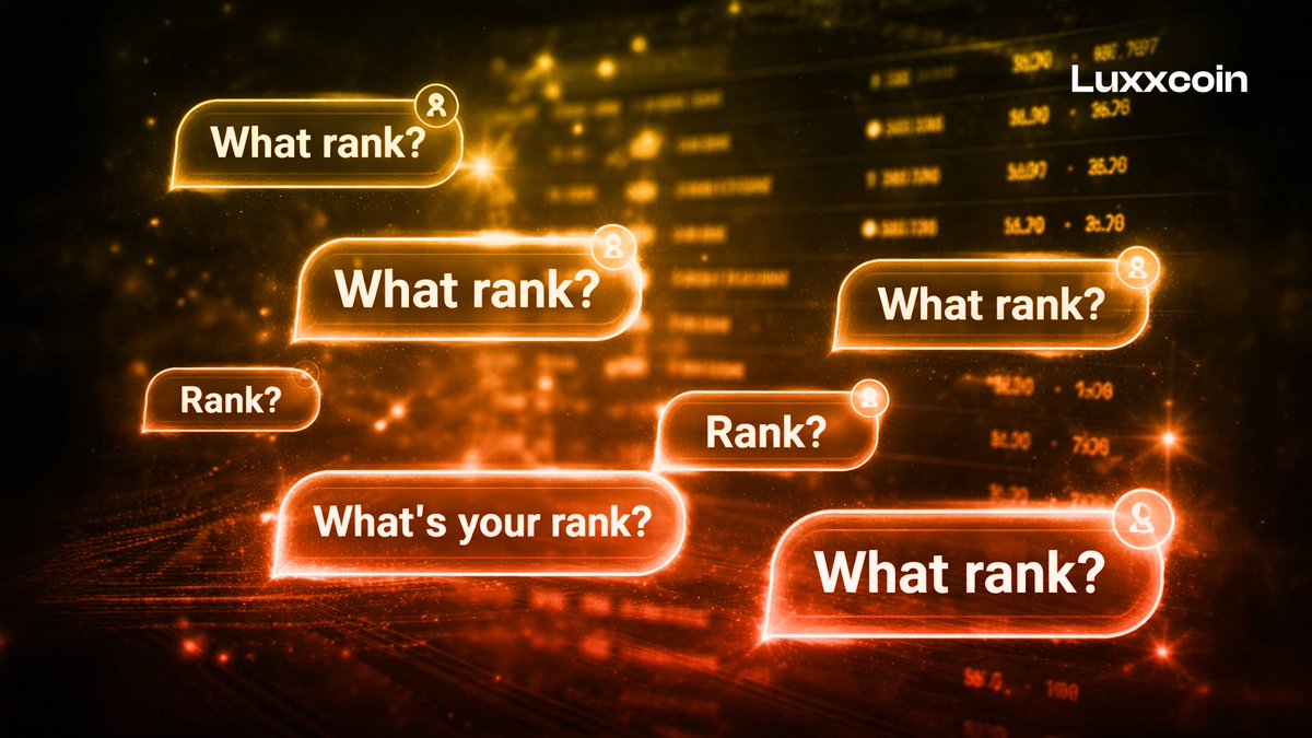 Luxx_Coin's tweet image. Leaderboard culture is real
In Luxx, people don’t just ask “What price?” They ask “What rank are you?” That’s MemeFi culture.
#LuxxUp #MemeFi $LUX #GameFi #CryptoCulture