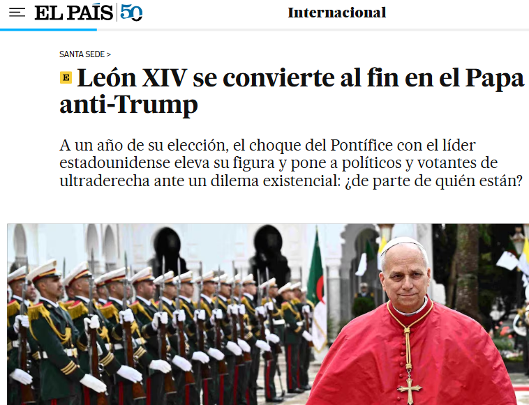 MuyLiberal's tweet image. Datos indiscutibles:

El 9 de abril de 2026 el asesor de Barack Obama, David Axelrod, se reunió con el papa León XIV.

En ese momento el primer papa estadounidense inició su campaña personal no contra la guerra, sino contra el presidente Donald Trump, que pretende acabar con los