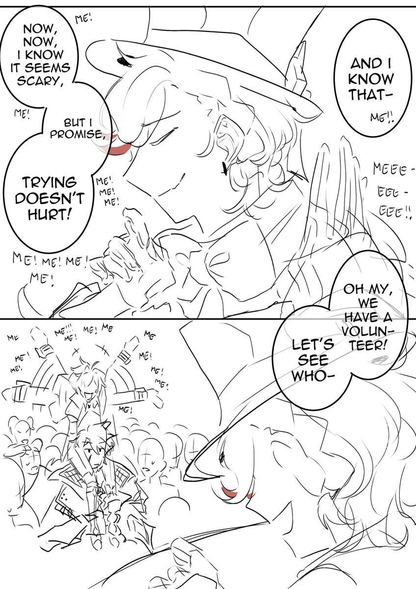 syonine's tweet image. i just found this so funny i had to force the idea through my free time #lynhen #lyney #lohen