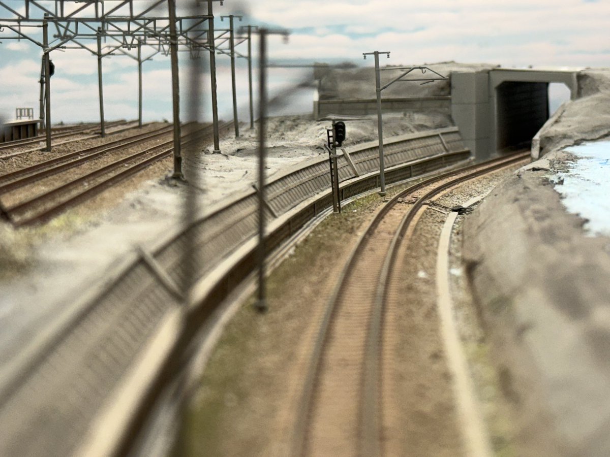 twn_tuubo's tweet image. 【スペ用】
懐かしの津崎海岸駅モジュール
(未成線)邪魔やw
#鉄道模型 #Nゲージ #ジオラマ