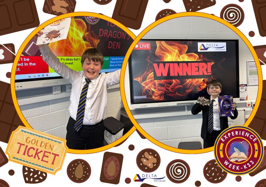 DeltaTheLaurel's tweet photo. So proud of our Year 7 students during #ExperienceWeek 👏
Their oracy, confidence and creativity have been incredible to watch in our Dragon’s Den pitches 🎤🔥
From persuasive ideas to powerful presentations, the future is bright! ⭐
#TeamTLA #OracyMatters https://t.co/Loy2wrU6r5