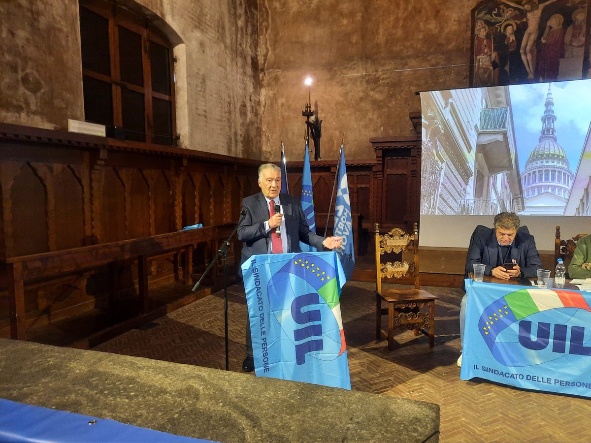 UilPiemonte's tweet photo. Oggi, a Novara, si è svolto il IV congresso della Camera Sindacale della UIL di Novara-VCO, con la partecipazione del Segretario Generale della UIL Piemonte Gianni Cortese, di numerosi delegati e ospiti.
Stefano De Grandis è stato confermato al vertice della CST di Novara-VCO. https://t.co/Q5Q3WpUGLx