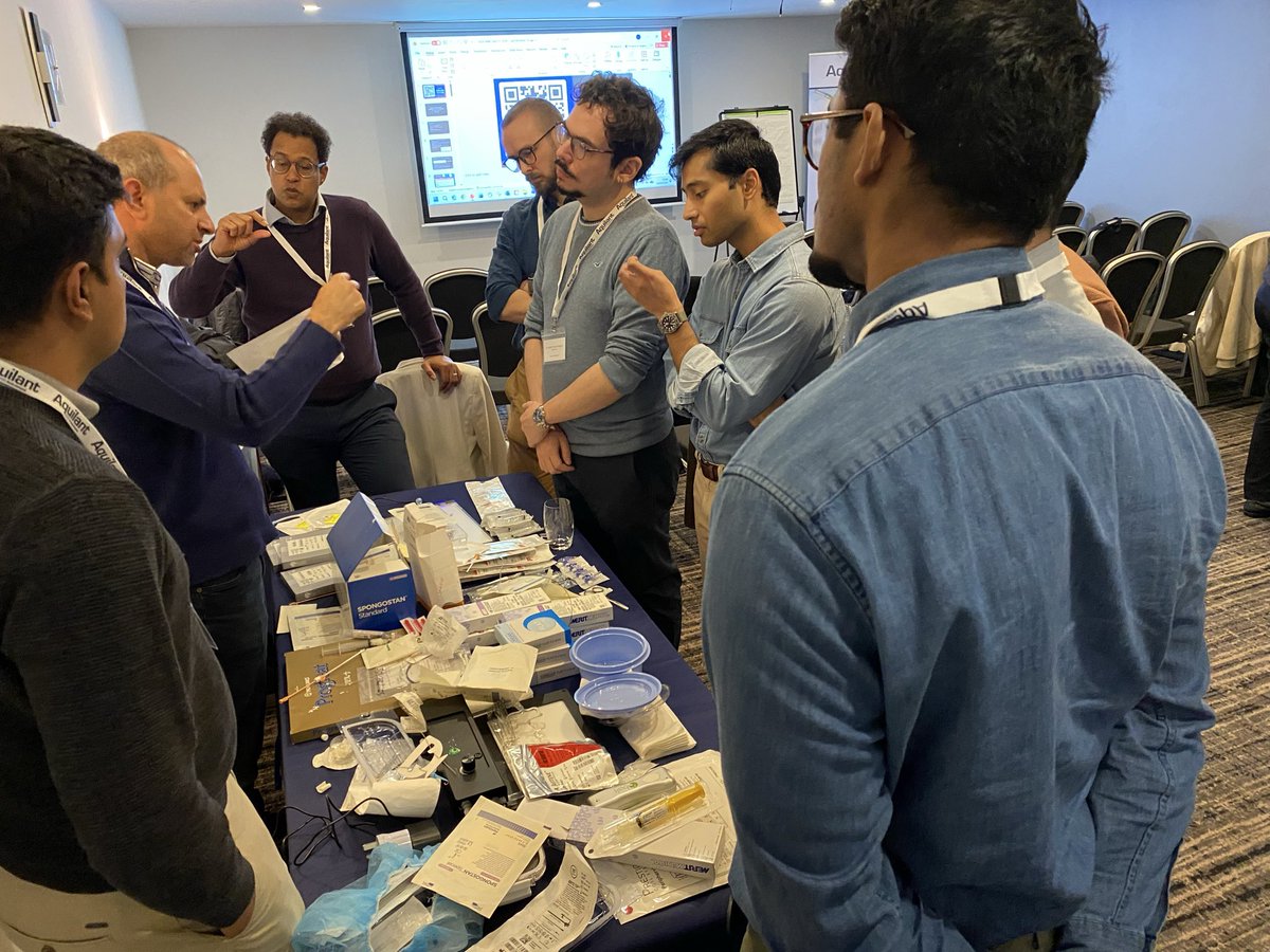 Aquilantvasc's tweet photo. The #EmbolisationStudyDay is full of engagement and discussion today during lectures and hands-on sessions. Great to hear the conversations going on in the room today! #iRad #IR #interventionalradiology #vascular #VascularIR #embolisation #supportingeducation #improvinglives https://t.co/955GNMQ986