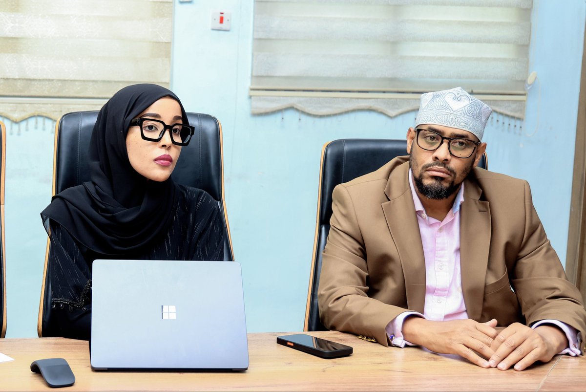 MoIFARSomalia's tweet photo. The Minister, State Minister, and Deputy Minister of the Ministry of Interior, Federal Affairs and Reconciliation, alongside the Director General, received a presentation from the Department of Democratization and Good Governance on the National Democratization and Good Governance Strategic Plan (2026–2030).

The presentation outlined the strategic vision, key priorities, and five core pillars guiding Somalia’s democratic transition, including strengthening institutional capacity, expanding civic participation, advancing electoral processes, promoting accountability, and enhancing coordination with Federal Member States and partners.

Discussions focused on aligning the strategy with national priorities, ensuring effective implementation, and reinforcing government-led efforts to build inclusive, accountable, and sustainable democratic governance systems across the country.