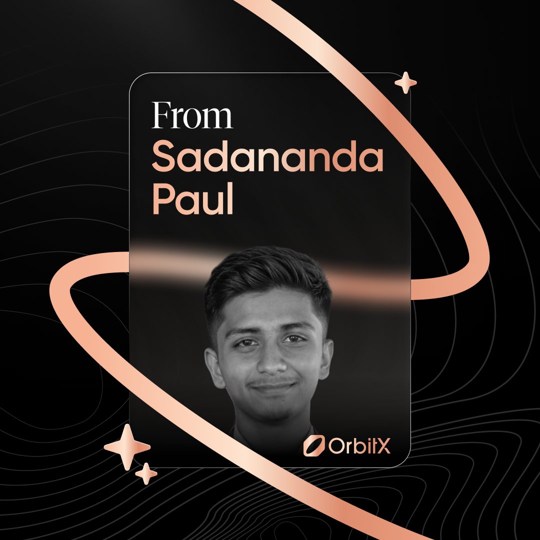 thisisSadananda's tweet photo. From Me, and it matters!
@OrbitX_Pay https://t.co/MTOXJc4R0X