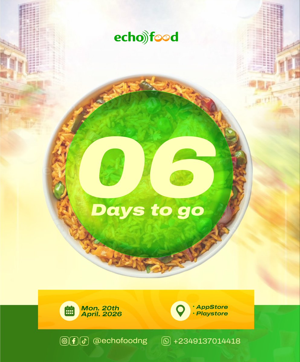 echofoodng's tweet photo. Day 6 ⏳
We’re right at the edge now… don’t miss it 👀

#echofood #trending #food #uniben https://t.co/yFL206gAEO