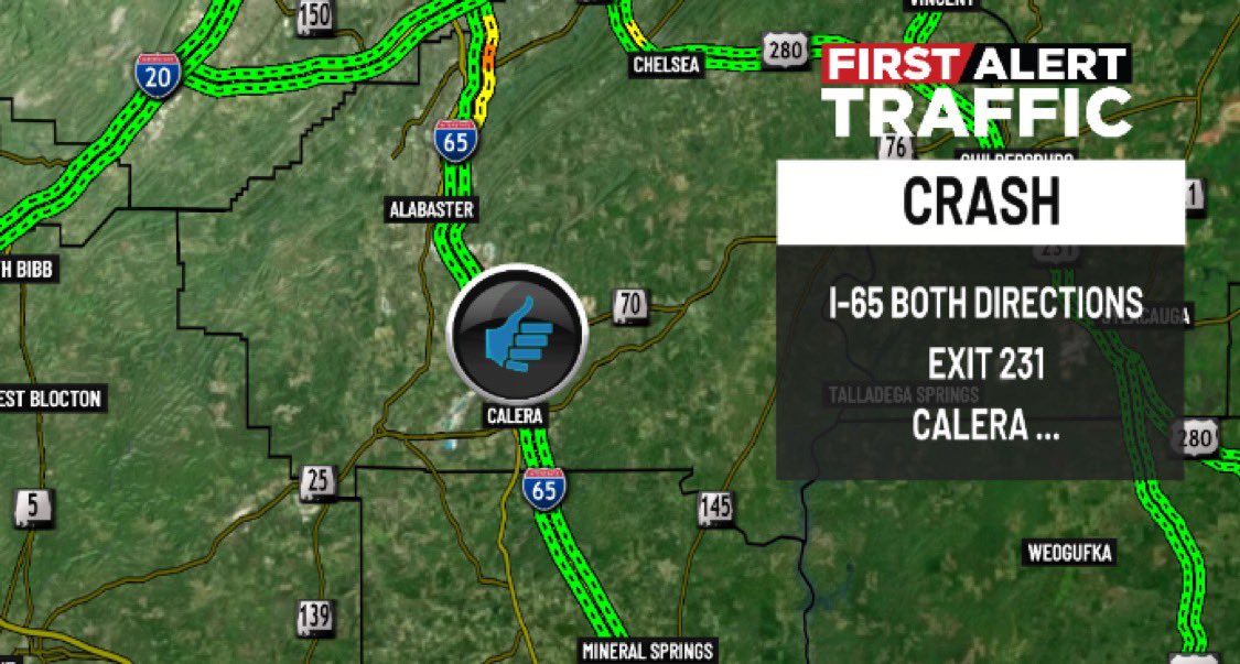 WBRC 6 Traffic tweet media