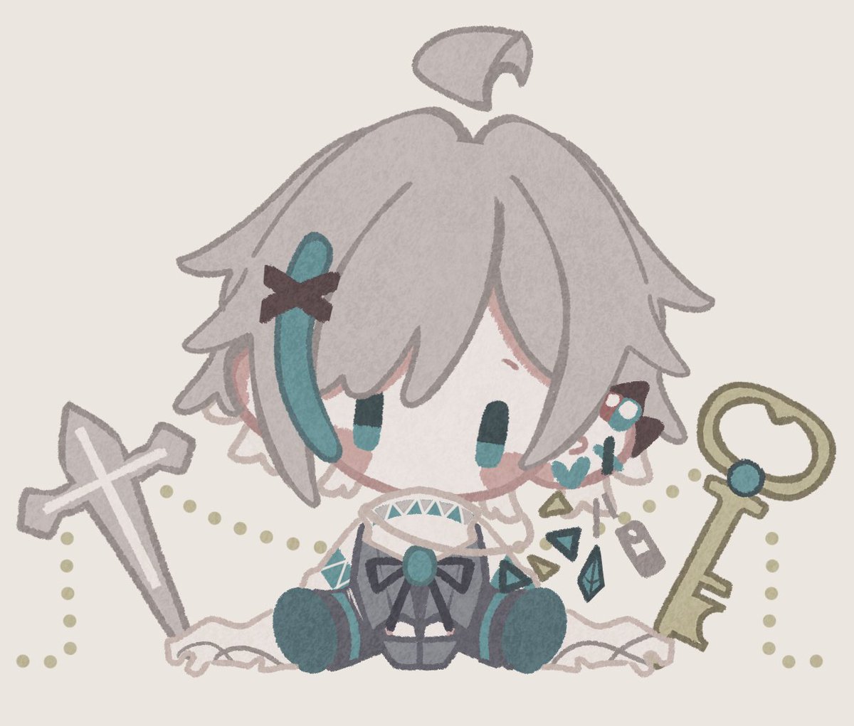 83_H_official's tweet photo. ミニキャラsample https://t.co/okfyO7fq27
