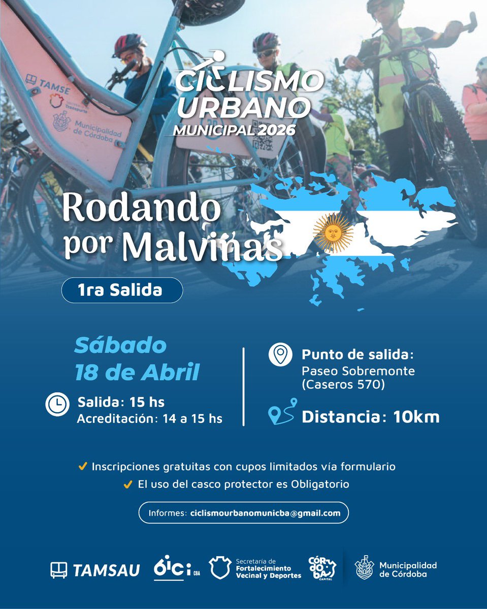 Deportes y Recreación MuniCba tweet media