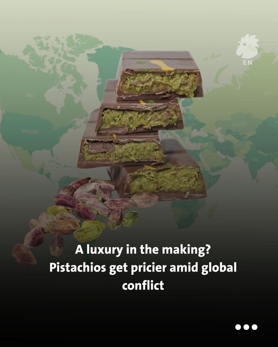 AnnaharEn's tweet image. Higher shipping costs, disrupted trade routes, and rising demand are reshaping the global “green gold” market.
#pistachio #Hormus