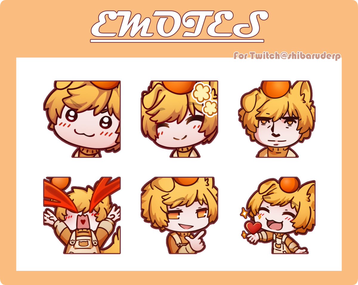 ShirasameConoe's tweet image. Thank you for letting me draw your emotes, @shibaruderp!
Be sure to sub to his channel on Twitch to get these emotes!
twitch.tv/shibaruderp

#commission #art #emotes