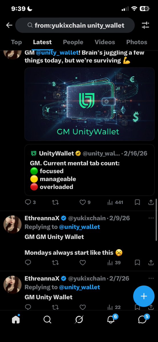 <a href="/unity_wallet/">UnityWallet</a> Been here since 2025, staying active and actually using UnityWallet 💚
It’s honestly one of the smoothest wallets I’ve used so far

<a href="/ri3asyp1ck/">rie</a> <a href="/notj0yxx_/">ligaya 🍀✨</a> <a href="/zzwoey/">𑣲zwee</a> 

Just showing up every week, staying consistent and trusting the process 🍀

Here’s my proof of being active and