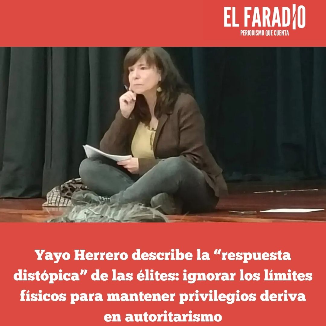 elfaradio's tweet image. Yayo Herrero advierte de que “con los límites del planeta no se puede negociar”, pero confía en la respuesta solidaria y en la organización comunitaria
elfaradio.com/2026/04/15/yay…
#Planeta #Materiales #Ecología #MedioAmbiente