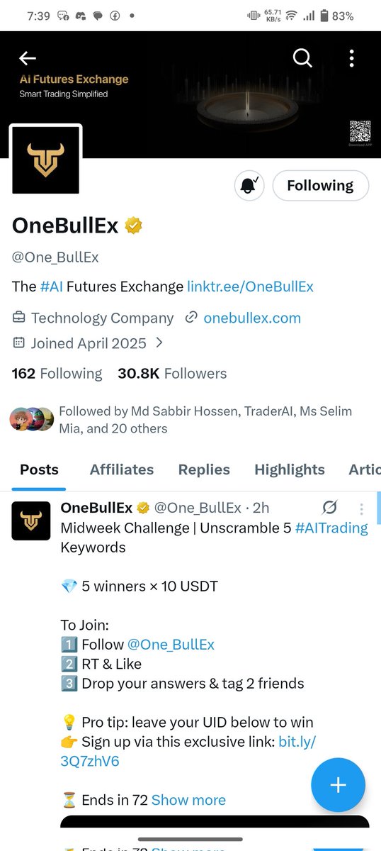 roky769's tweet photo. @One_BullEx 1.  ALPHA
2. DOGCOIN
3. DISCIPLINE
4. TRANSPARENCY
5. INTELLIGENCE

Uid: 10043322

@KiRo1435 
@khayelihle49834 

#OneBullEx #OneALPHA #AI #Giveaway #NoCoding https://t.co/LJfqZH1kQ8
