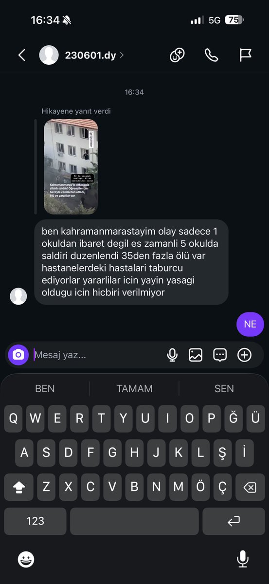 efeefekax's tweet photo. @nocontextogr Şöyle bir takipçimden duyun aldım elinizden geldiğince yaymaya çalışın doğruluğunu bilmiyorum https://t.co/sYlns2TdhQ