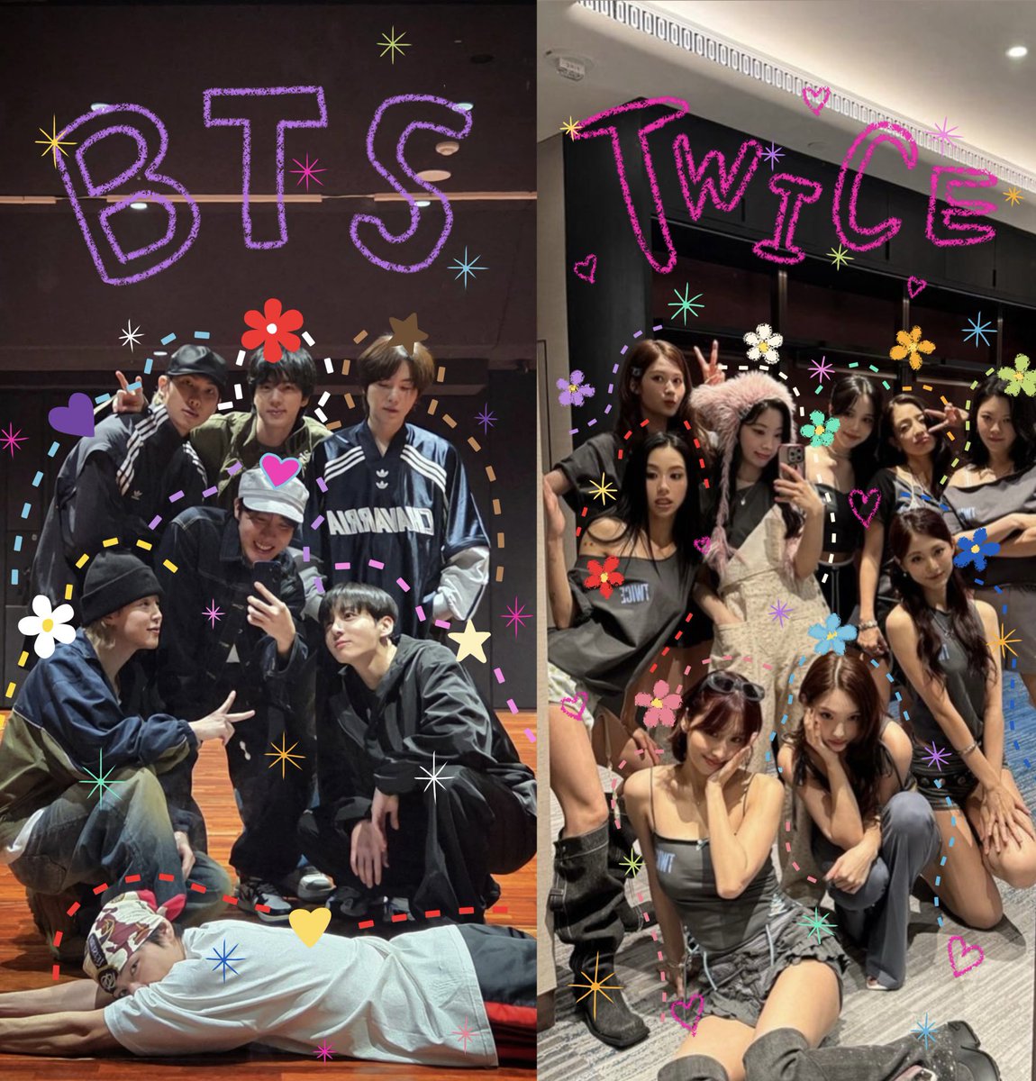 bangtwice mirror selfie💜💗