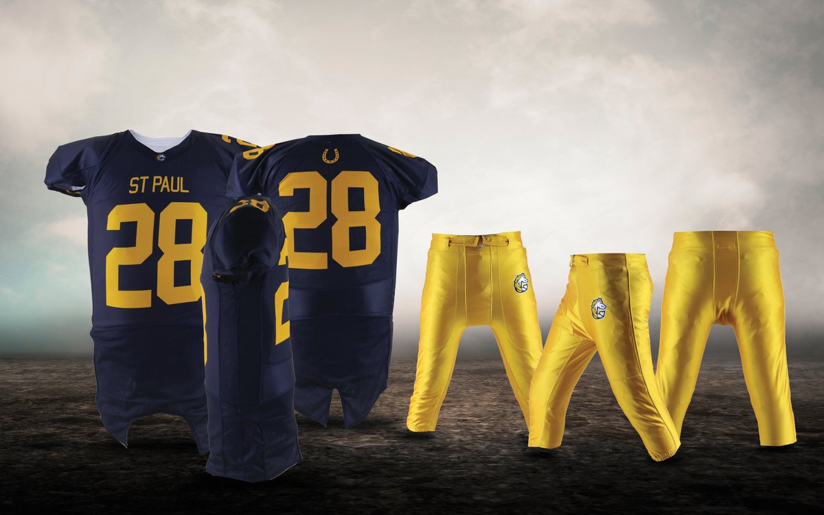 GARBATHLETICS's tweet image. St. Paul Football custom uniforms created by Garb Athletics! #GarbAthletics #CustomJersey