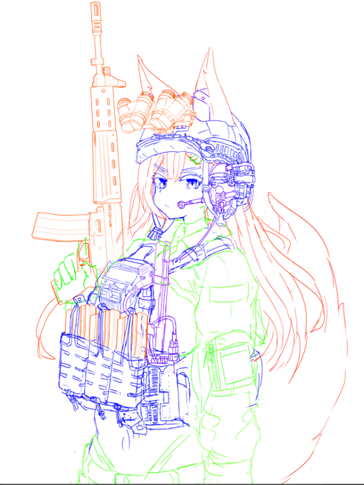 やっとこさラフができた 