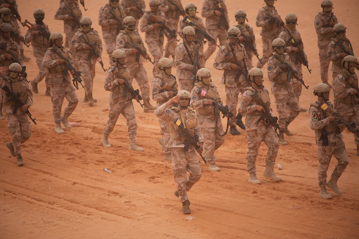 USAfricaCommand's tweet image. Flintlock 2026 is officially underway! Forces from over 30 nations have joined in Cote d’Ivoire and Libya under shared goals. This is integrated deterrence in action campaigning together to build a resilient security network and ensure regional stability. africom.mil/article/36373/…