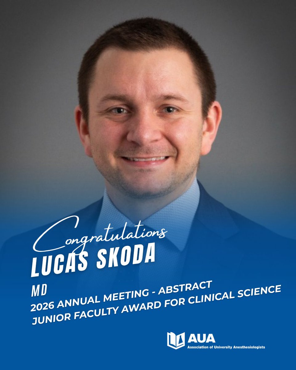 Association of University Anesthesiologists tweet media