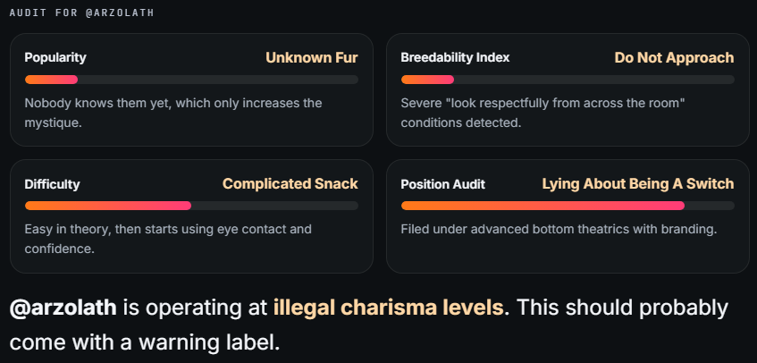 Arzolath tweet media