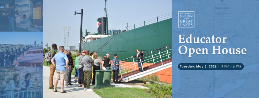 OCCScharters's tweet photo. Ohio educators: Discover field trip opportunities at @NMGLToledo during its Educator Open House on Tuesday, May 5, from 4–6 p.m. Bonus: attendees can enter for a chance to win a free field trip for their class. Registration required: https://t.co/uM8huHwBtg https://t.co/JsHp4GSzSa