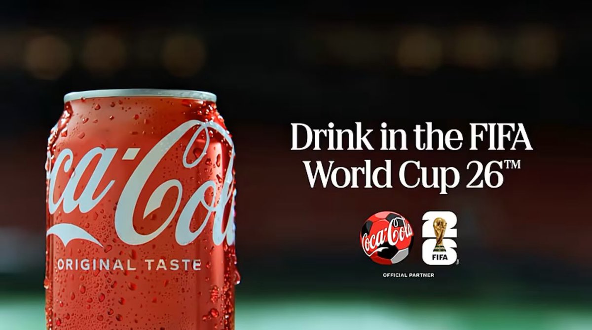 CyperHd's tweet photo. Just Because Coca Cola Will Be Around During the 2026 World Cup, Doesn’t Mean You Gotta Drink It🥤 

Make the leap and drink the water instead 💧 

Ronaldo showed us 6 years ago, now it’s time for you to make the change👀

#football #soccer #worldcup #cocacola #ronaldo https://t.co/TuECGFwfeY