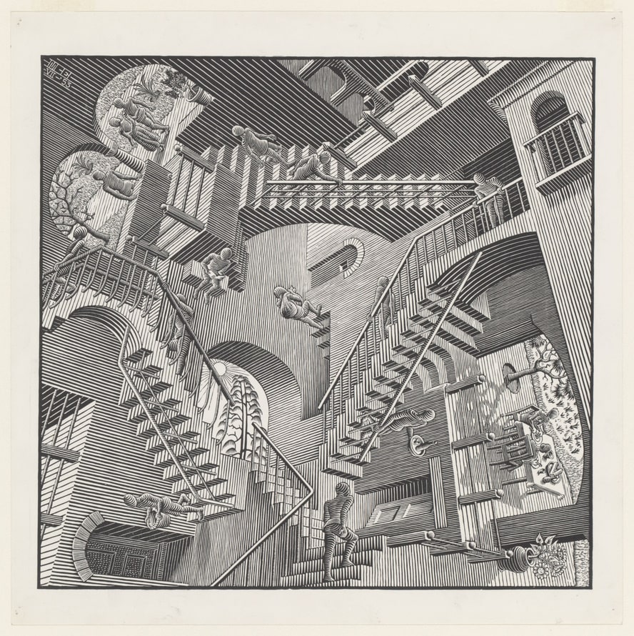 derleumedia's tweet photo. @bradstinks @JoshTaylorFB @HOMAGE yeah, I'm getting Escher vibes from that https://t.co/4qcZSiCsQ8