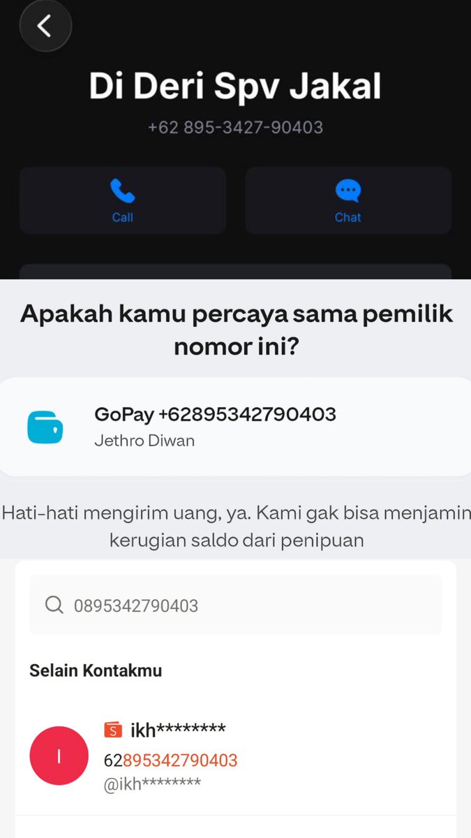 gyurangdon's tweet image. ‼️BEWARE SCAMMER EXO TIKET EXHORIZON JAKARTA‼️

HATI HATI YA EXOL

akunnya @.satans0o
no HP 0895-3427-90403

temenku nyaris ketipu dan berakhir temenku diblokir sm dia. pelaku terakhir dilihat msh tweet wts 

#ExHorizoninJakarta 
#EXOPLANET6