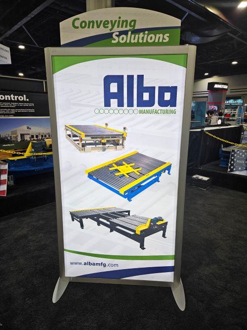 AlbaMfgConveyor's tweet photo. If your operation depends on uptime, today is a good day to visit Alba at #MODEX2026. Experience equipment built for real industrial use and learn where smart conveyor design helps. https://t.co/pnETxI5MMO #albamfg #conveyor #RockSolidConveyor #MODEX #MODEXShow #MODEX26 https://t.co/sn495SwE7d
