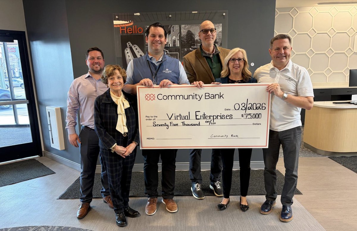 VEInternational's tweet photo. We are proud to announce a $75,000 investment from Community Financial System, Inc., expanding access to college and career readiness programs for students across upstate New York!
Read more here: https://t.co/NvQNdPN5fU
#VirtualEnterprises #VEInternational #VEproud #CFSI https://t.co/2bgA09dBiA
