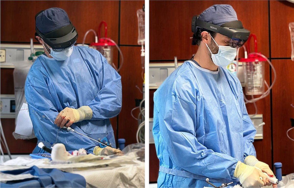 medivis_ai's tweet photo. We're proud to announce a significant step forward in neurosurgical care. Dr. @RandyDAmico_MD  has performed the first catheter placement navigated with Medivis' Cranial Navigation platform. It's a first that matters — intracerebral hemorrhage is one of the most time-sensitive and high-stakes conditions in neurosurgery, and precision is everything.

Post-op imaging confirmed accurate IRRAflow placement within the target hematoma, facilitating efficient clot evacuation.

Medivis' AR-guided platform delivers immersive, real-time anatomical visualization directly to the bedside and OR — giving surgeons the precision and confidence to navigate complex anatomy with clarity.

Dr. D'Amico's work exemplifies what's possible at the intersection of cutting-edge technology and surgical expertise.

Precision. Confidence. Better outcomes.

This is what the future of neurosurgery looks like. Congratulations to Dr. D’Amico and the entire team!