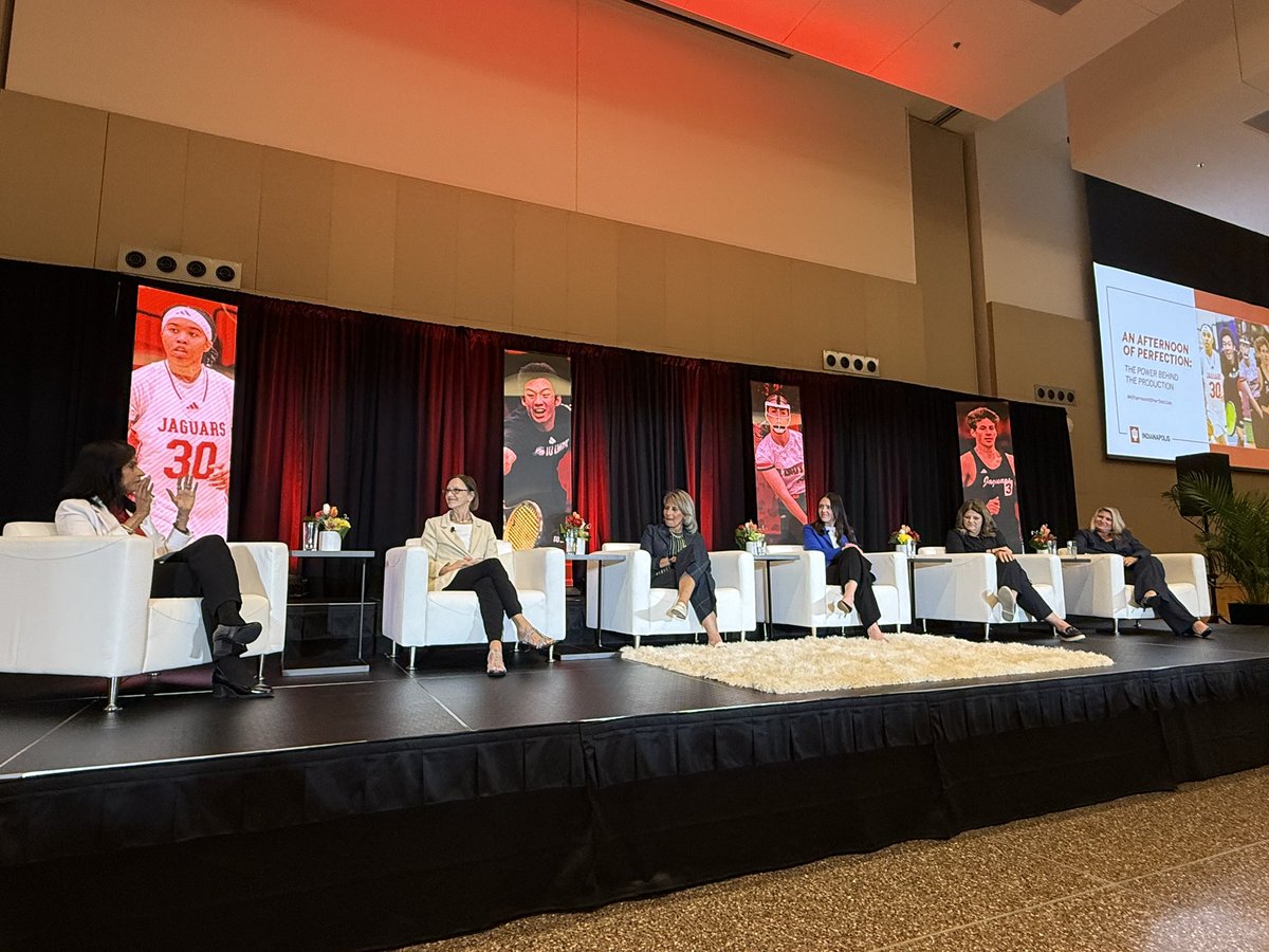 MakiTeramotoS's tweet photo. Thank you Chancellor Ramchand for an amazing #AfternoonOfPerfection at @IUIndianapolis on 04/13, with outstanding #Women in sports events production in #Indiana: 

#PenskeEntertainment 
#USATrack&amp;Field 
@Colts 
@NCAA 
@Lucas_Oil 

💜💪🏻💜💪🏻 https://t.co/iscMZwcgWK