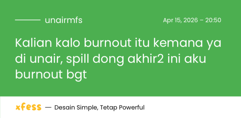 UNAIR MENFESS (SEMUA BISA KIRIM MENFESS!) tweet media