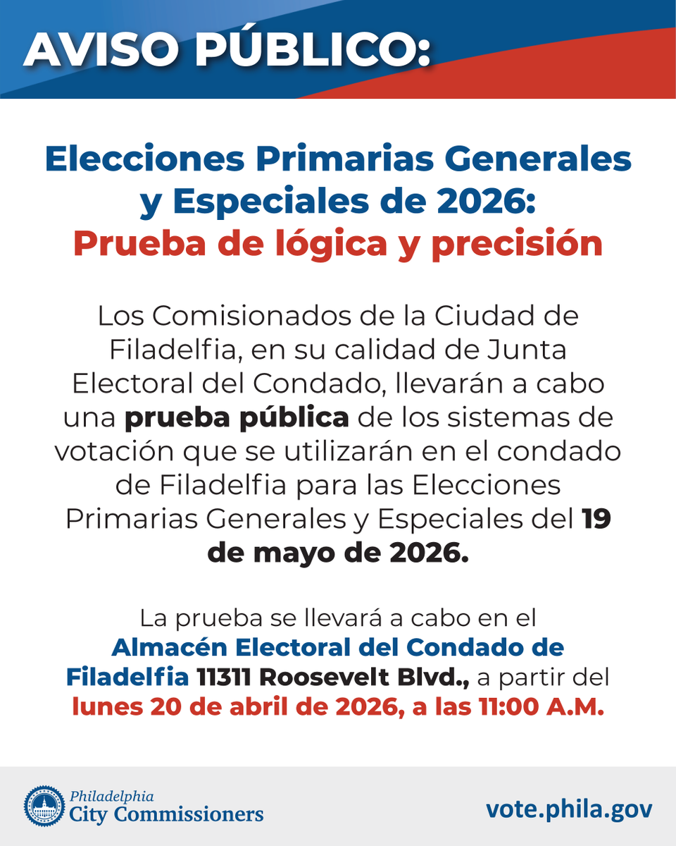 Philadelphia City Commissioners tweet media