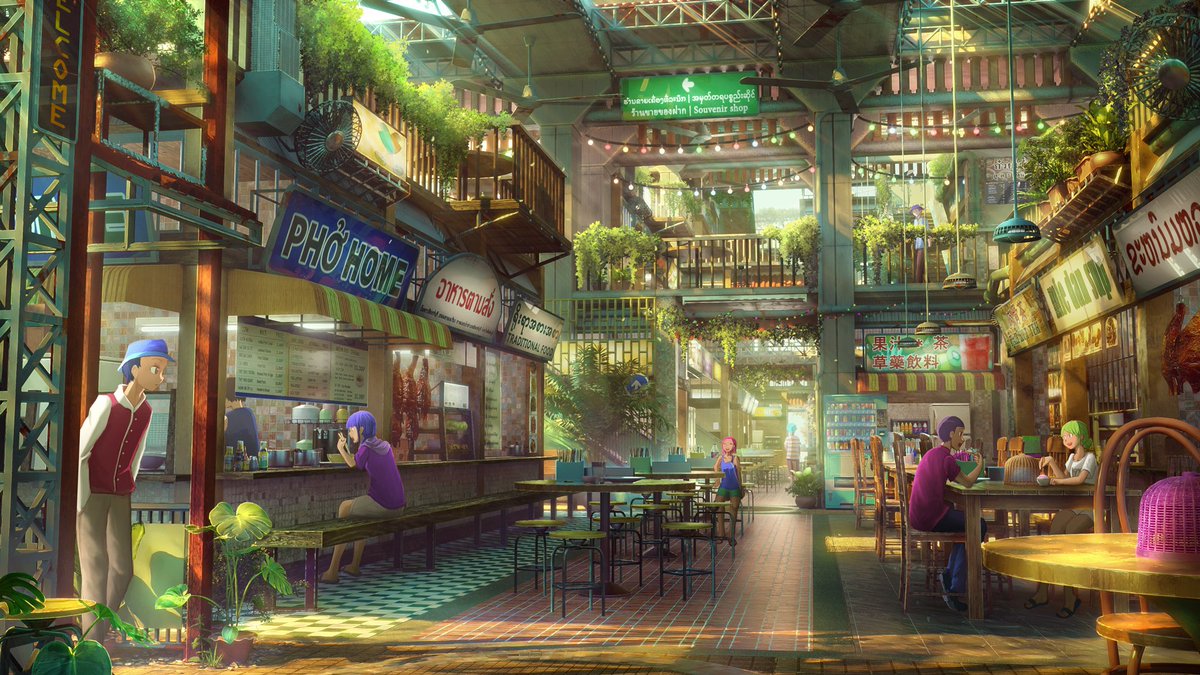 mantraneur's tweet image. Hello #PortfolioDay I paint background and currently open for CMS.